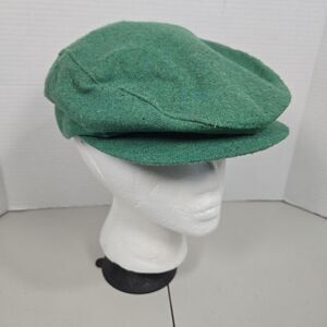 Vintage McGregor Sportswear Green Newsboy Hat Medium 7-7 1/8